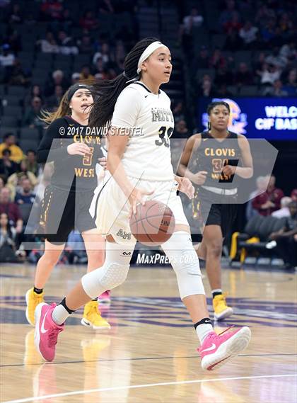 Thumbnail 2 in Clovis West vs. Archbishop Mitty (CIF State Open Division Final) photogallery.