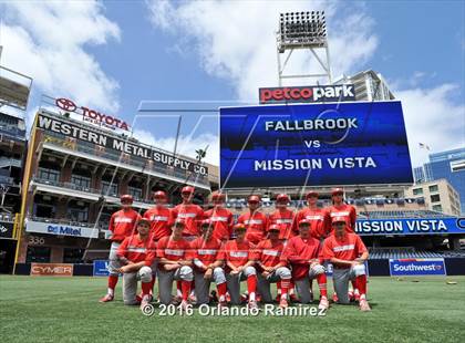 Thumbnail 1 in Mission Vista vs Fallbrook (Petco Park) photogallery.