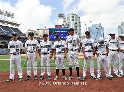 Thumbnail 1 in Mission Vista vs Fallbrook (Petco Park) photogallery.