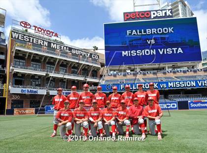 Thumbnail 2 in Mission Vista vs Fallbrook (Petco Park) photogallery.
