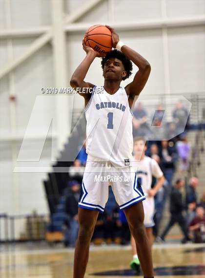 Thumbnail 3 in Wildwood Catholic vs St. Augustine Prep (Cape-Atlantic League Championship) photogallery.