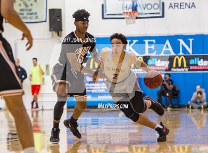Thumbnail 2 in Montverde Academy vs. Linden (Metro Classic) photogallery.