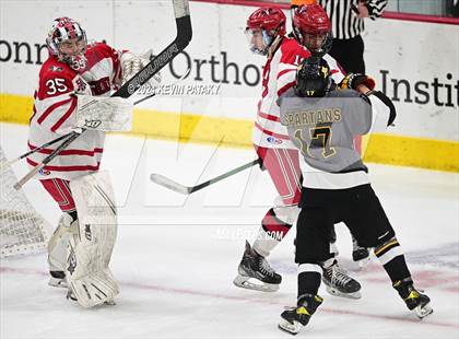 Thumbnail 1 in Amity Regional vs. Cheshire (CIAC DII Semifinal) photogallery.