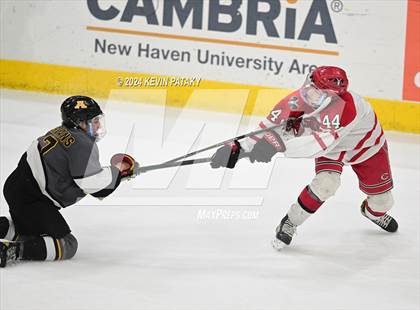 Thumbnail 1 in Amity Regional vs. Cheshire (CIAC DII Semifinal) photogallery.
