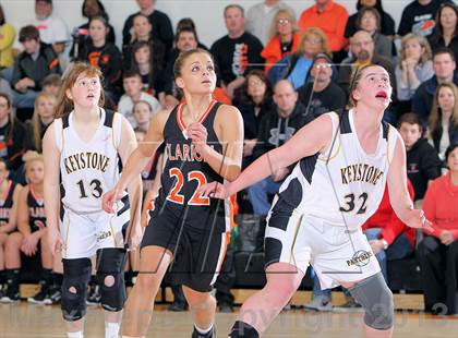 Thumbnail 2 in Clarion Area vs Keystone (District 9 KSAC Final) photogallery.