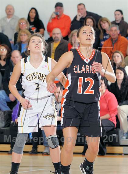 Thumbnail 1 in Clarion Area vs Keystone (District 9 KSAC Final) photogallery.