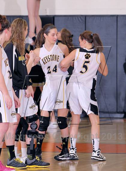 Thumbnail 3 in Clarion Area vs Keystone (District 9 KSAC Final) photogallery.