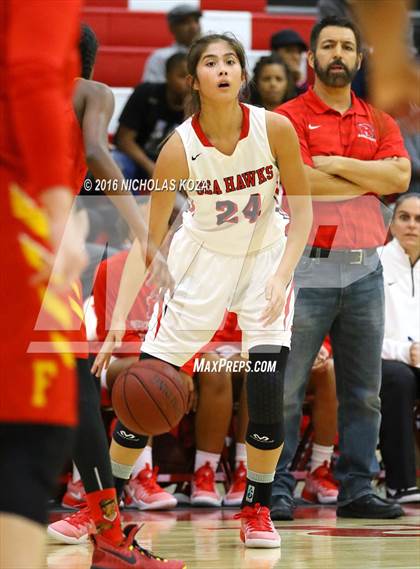 Thumbnail 3 in Fairfax vs. Redondo Union (Battle of the Beach) photogallery.