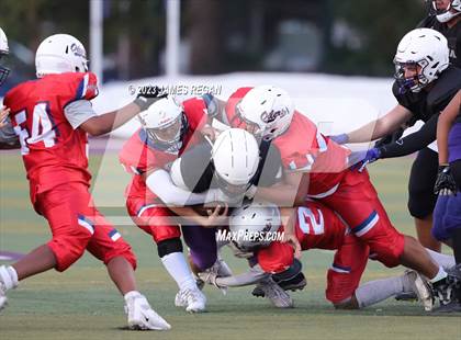 Thumbnail 3 in Hillsdale vs Richmond @ Sequoia (3-way scrimmage) photogallery.