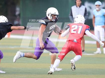 Thumbnail 2 in Hillsdale vs Richmond @ Sequoia (3-way scrimmage) photogallery.