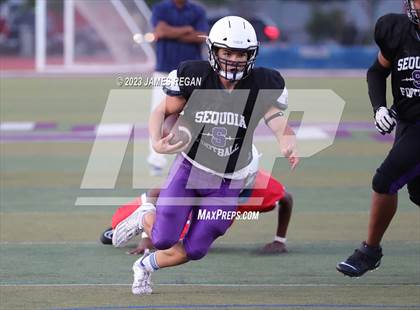 Thumbnail 1 in Hillsdale vs Richmond @ Sequoia (3-way scrimmage) photogallery.