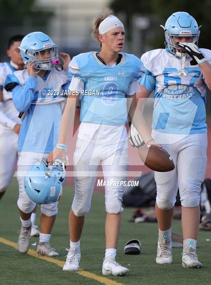 Thumbnail 2 in Hillsdale vs Richmond @ Sequoia (3-way scrimmage) photogallery.