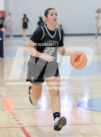 Thumbnail 1 in Coeur d'Alene vs. Liberty  (Nike Tournament of Champions) photogallery.
