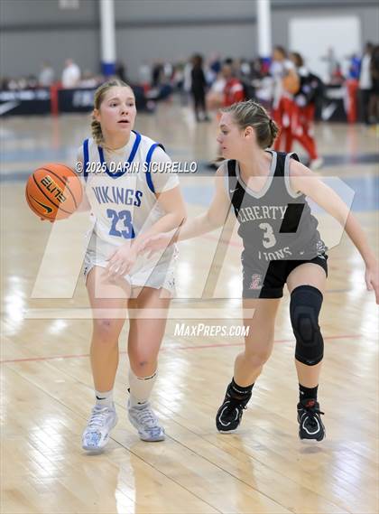 Thumbnail 3 in Coeur d'Alene vs. Liberty  (Nike Tournament of Champions) photogallery.