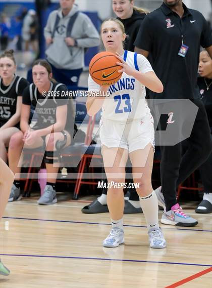 Thumbnail 1 in Coeur d'Alene vs. Liberty  (Nike Tournament of Champions) photogallery.