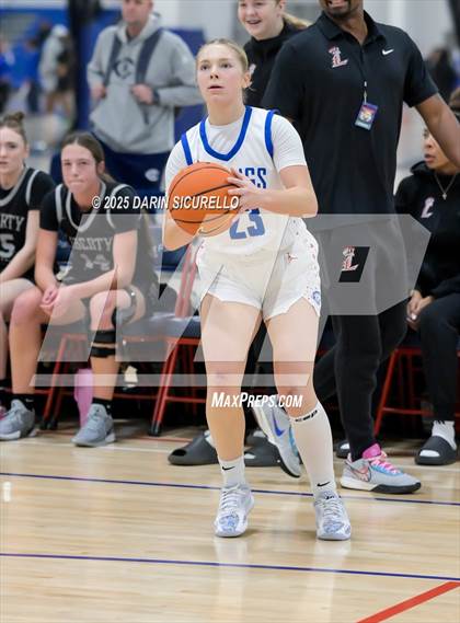 Thumbnail 2 in Coeur d'Alene vs. Liberty  (Nike Tournament of Champions) photogallery.