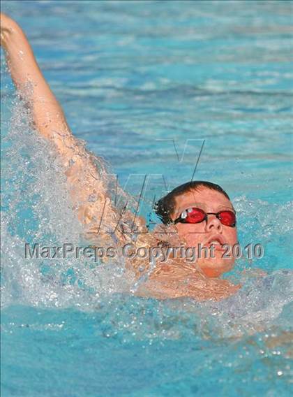 Thumbnail 2 in CIF Central Section Swimming Championships (Prelims 100 Backstroke) photogallery.