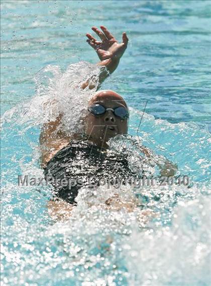 Thumbnail 1 in CIF Central Section Swimming Championships (Prelims 100 Backstroke) photogallery.