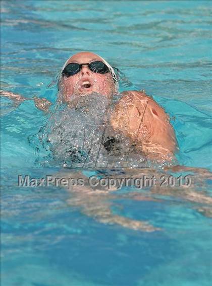 Thumbnail 2 in CIF Central Section Swimming Championships (Prelims 100 Backstroke) photogallery.