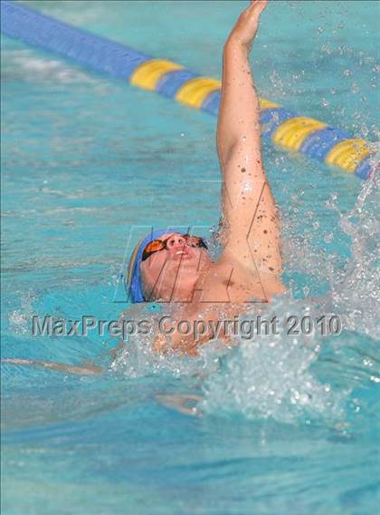 Thumbnail 2 in CIF Central Section Swimming Championships (Prelims 100 Backstroke) photogallery.
