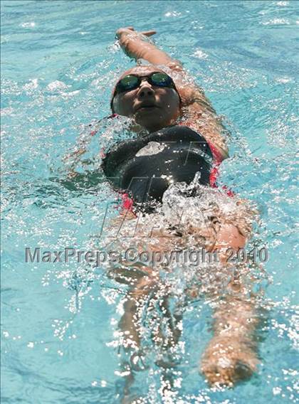 Thumbnail 2 in CIF Central Section Swimming Championships (Prelims 100 Backstroke) photogallery.