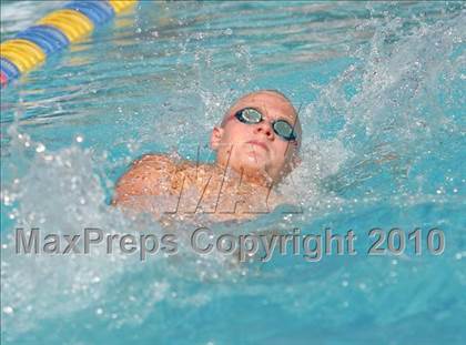 Thumbnail 2 in CIF Central Section Swimming Championships (Prelims 100 Backstroke) photogallery.