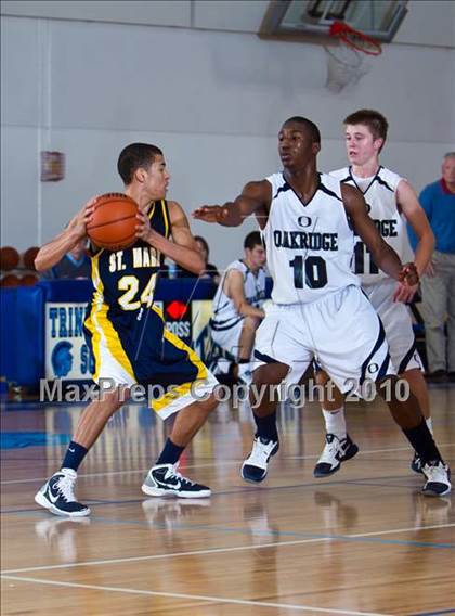 Thumbnail 2 in St. Mark's vs Oakridge (Trinity Valley Shootout) photogallery.