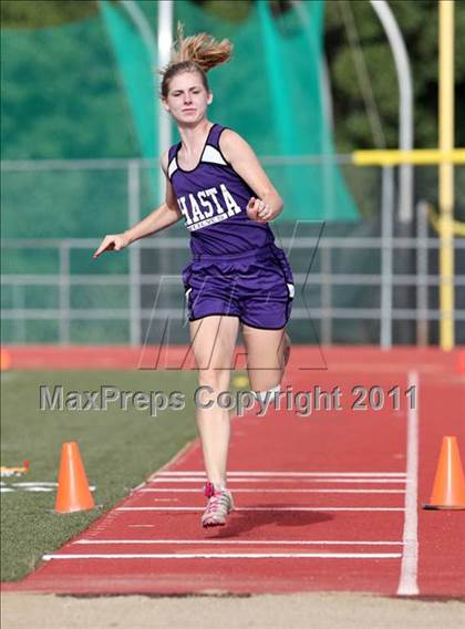 Thumbnail 2 in CIF NS Masters D1 Track & Field Championships (Girls Triple Jump) photogallery.
