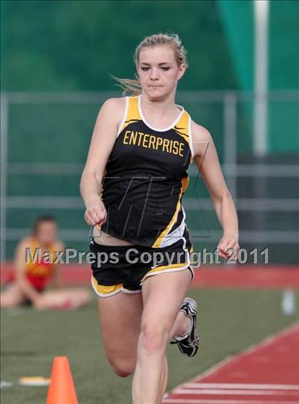 Thumbnail 2 in CIF NS Masters D1 Track & Field Championships (Girls Triple Jump) photogallery.