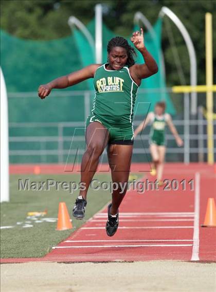 Thumbnail 1 in CIF NS Masters D1 Track & Field Championships (Girls Triple Jump) photogallery.