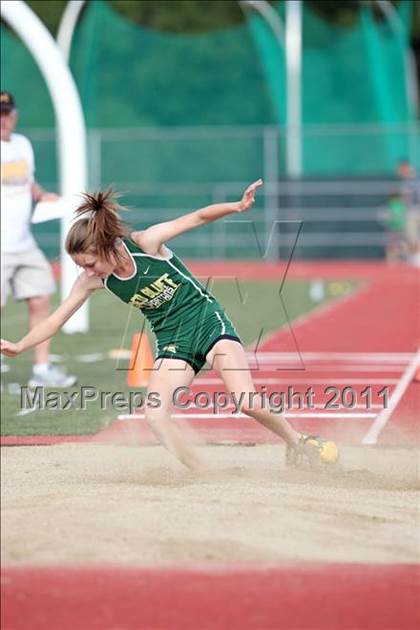 Thumbnail 3 in CIF NS Masters D1 Track & Field Championships (Girls Triple Jump) photogallery.