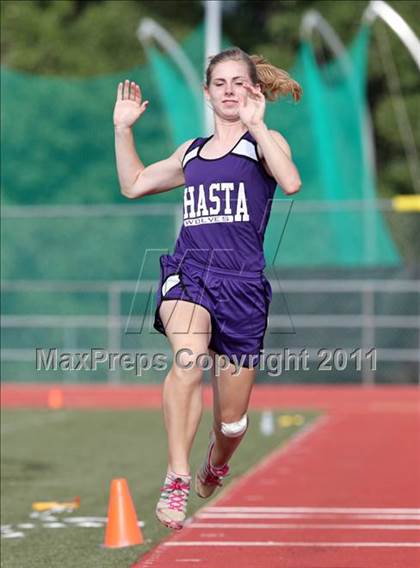 Thumbnail 1 in CIF NS Masters D1 Track & Field Championships (Girls Triple Jump) photogallery.