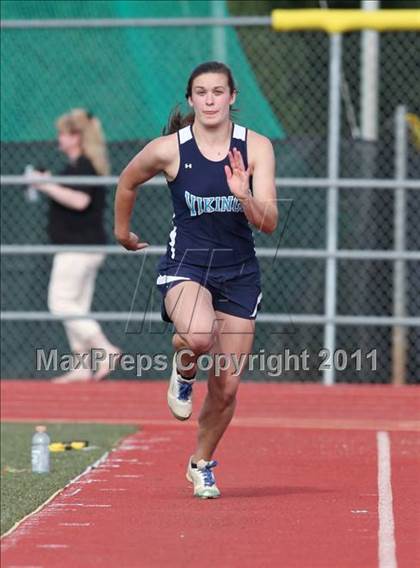 Thumbnail 3 in CIF NS Masters D1 Track & Field Championships (Girls Triple Jump) photogallery.