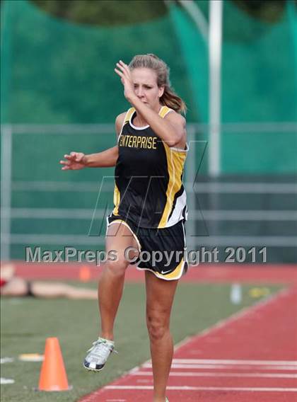 Thumbnail 1 in CIF NS Masters D1 Track & Field Championships (Girls Triple Jump) photogallery.