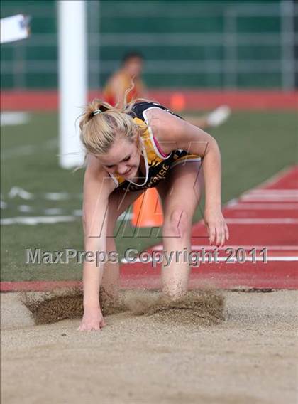 Thumbnail 2 in CIF NS Masters D1 Track & Field Championships (Girls Triple Jump) photogallery.