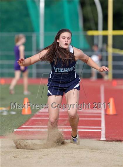 Thumbnail 3 in CIF NS Masters D1 Track & Field Championships (Girls Triple Jump) photogallery.