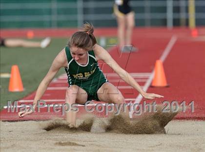 Thumbnail 3 in CIF NS Masters D1 Track & Field Championships (Girls Triple Jump) photogallery.