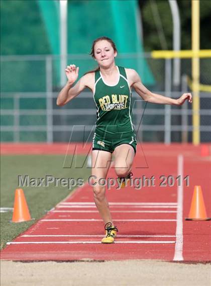 Thumbnail 3 in CIF NS Masters D1 Track & Field Championships (Girls Triple Jump) photogallery.