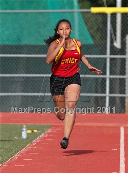 Thumbnail 3 in CIF NS Masters D1 Track & Field Championships (Girls Triple Jump) photogallery.