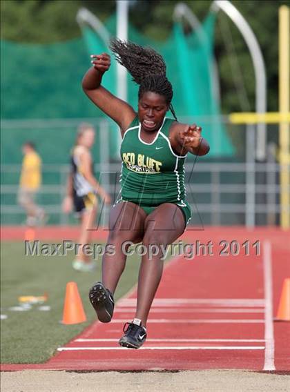 Thumbnail 3 in CIF NS Masters D1 Track & Field Championships (Girls Triple Jump) photogallery.