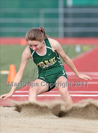 Thumbnail 2 in CIF NS Masters D1 Track & Field Championships (Girls Triple Jump) photogallery.