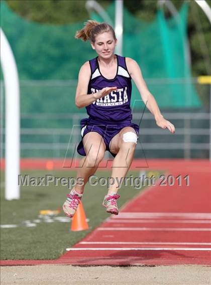 Thumbnail 2 in CIF NS Masters D1 Track & Field Championships (Girls Triple Jump) photogallery.