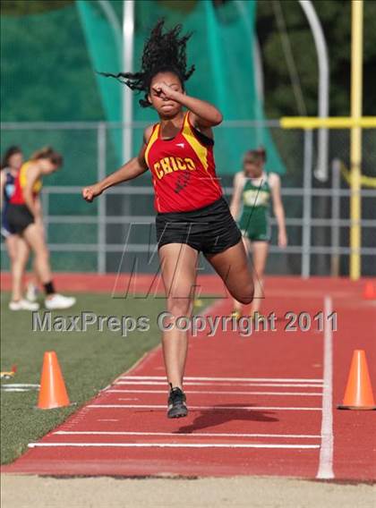 Thumbnail 1 in CIF NS Masters D1 Track & Field Championships (Girls Triple Jump) photogallery.