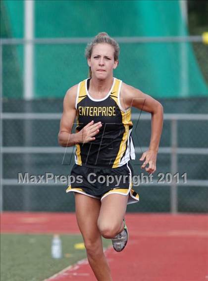 Thumbnail 3 in CIF NS Masters D1 Track & Field Championships (Girls Triple Jump) photogallery.
