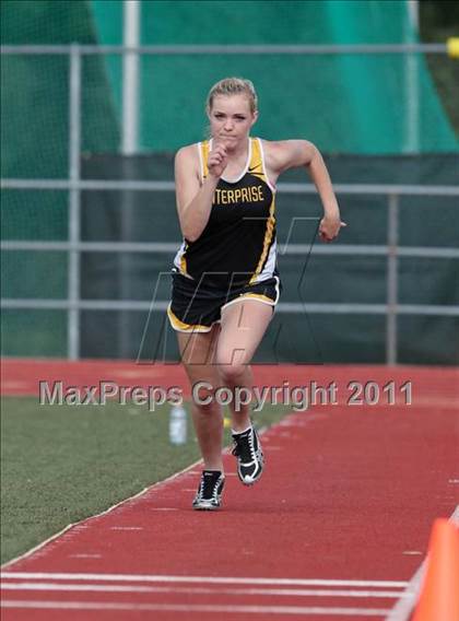 Thumbnail 3 in CIF NS Masters D1 Track & Field Championships (Girls Triple Jump) photogallery.