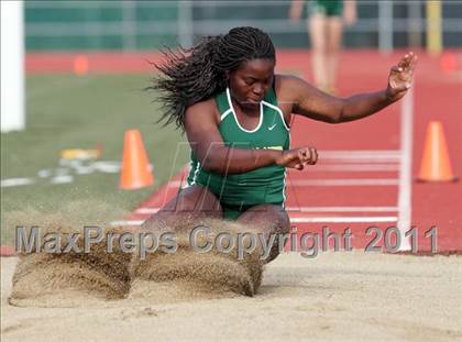 Thumbnail 3 in CIF NS Masters D1 Track & Field Championships (Girls Triple Jump) photogallery.