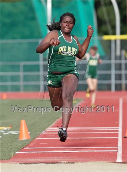 Thumbnail 3 in CIF NS Masters D1 Track & Field Championships (Girls Triple Jump) photogallery.