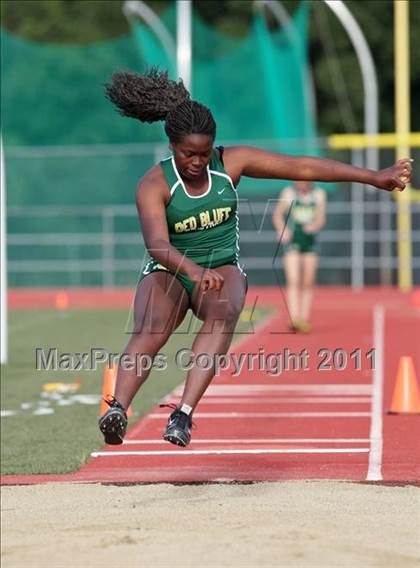 Thumbnail 2 in CIF NS Masters D1 Track & Field Championships (Girls Triple Jump) photogallery.
