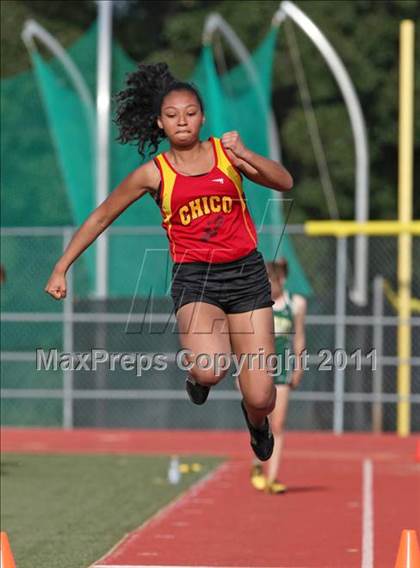 Thumbnail 3 in CIF NS Masters D1 Track & Field Championships (Girls Triple Jump) photogallery.