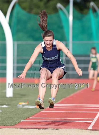Thumbnail 3 in CIF NS Masters D1 Track & Field Championships (Girls Triple Jump) photogallery.